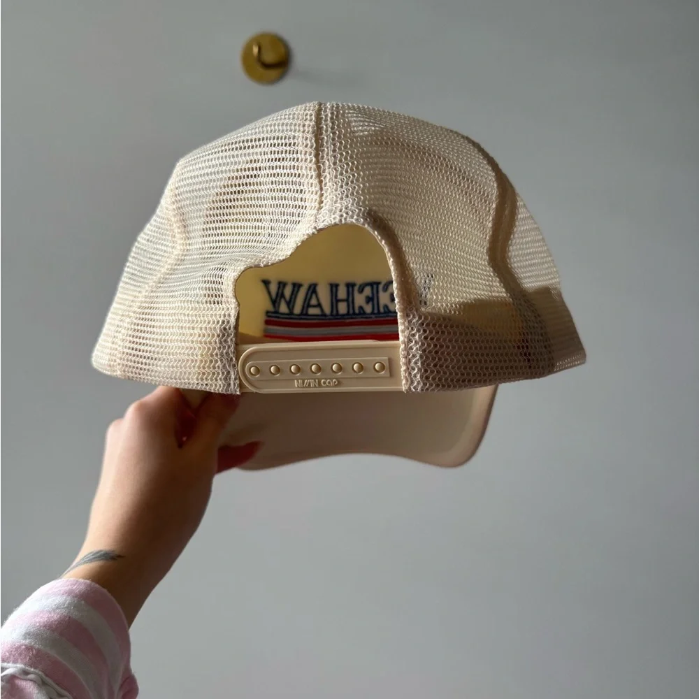 Yeehaw Embroidered Cream Trucker Hat